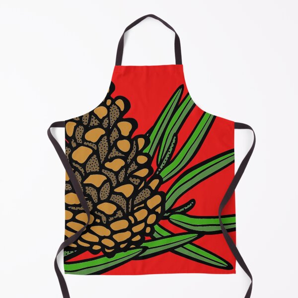 Item preview, Winter Pine Cone on Red designed and sold by AlteredAtelier.