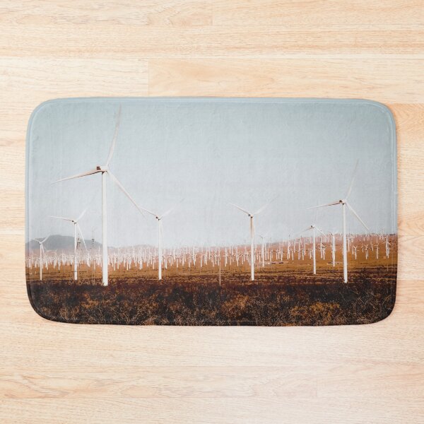 Item preview, Wind turbine in the desert at Kern County California USA designed and sold by Mrvell.