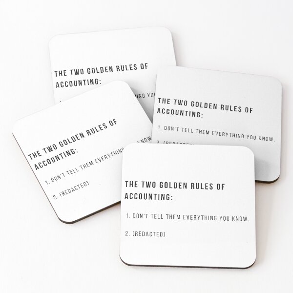 Item preview, Accounting: The Two Golden Rules Of Accounting designed and sold by AppreciateThat.