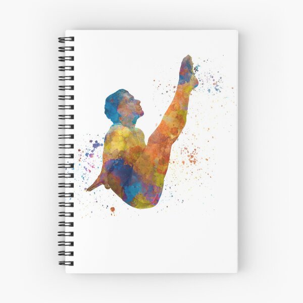 Item preview, Tampolin jump in watercolor designed and sold by paulrommer.