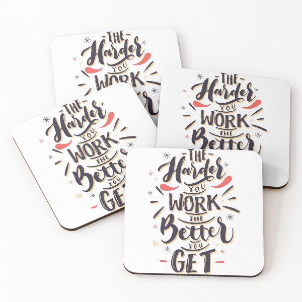 Item preview, The Harder You Work The Better You Get Brown designed and sold by Creativenetic.