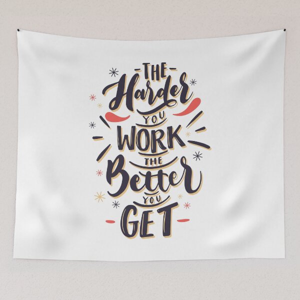 Item preview, The Harder You Work The Better You Get Brown designed and sold by Creativenetic.
