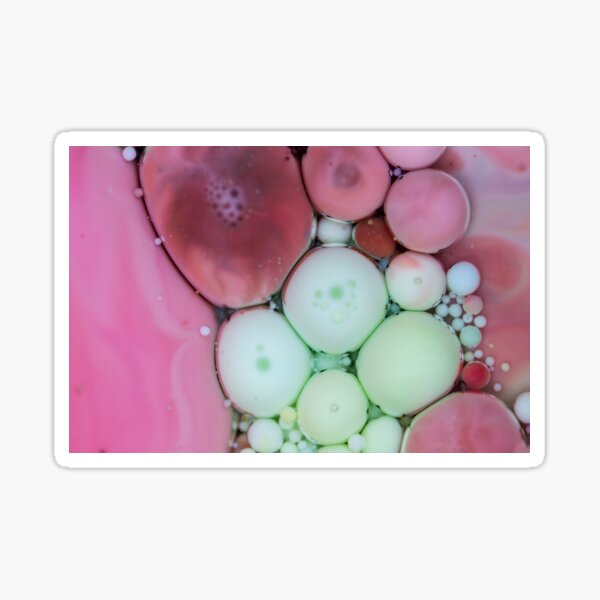 Bubbles Art Elizabeth Sticker