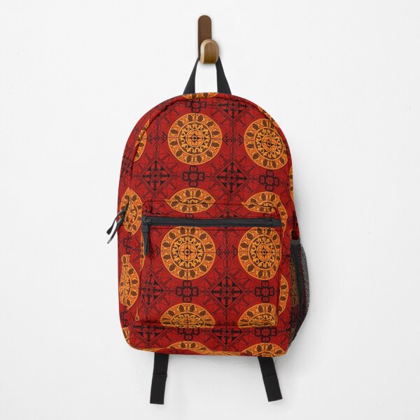 Item preview, Traditional Mandala Oriental Pattern Red and Golden designed and sold by SoniyaArt !.