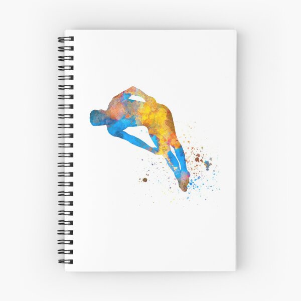 Item preview,  Tampolin jump in watercolor designed and sold by paulrommer.