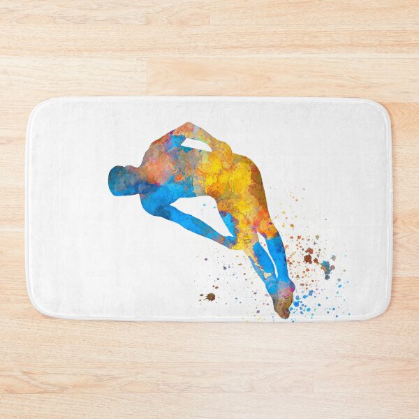 Item preview,  Tampolin jump in watercolor designed and sold by paulrommer.