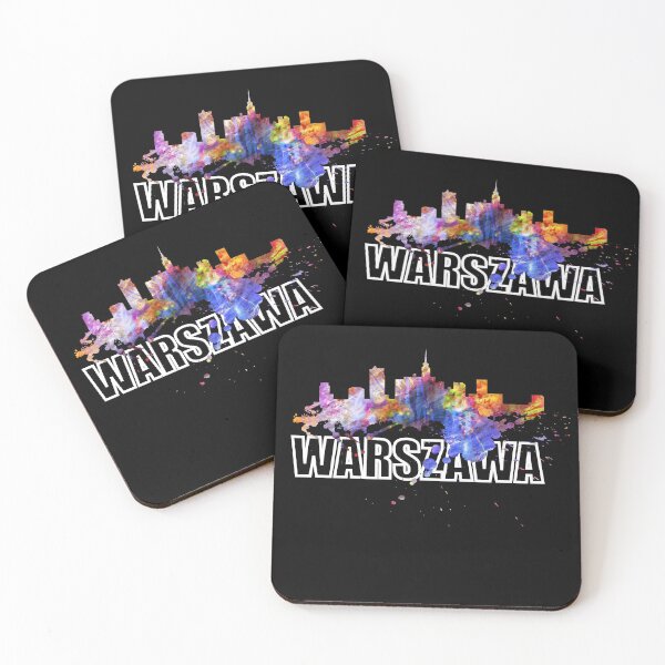Item preview, Warsaw skyline Poland Polish capital city designed and sold by DerNerd.