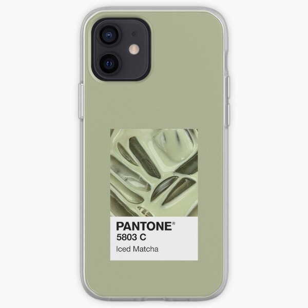 Matcha helado Pantone Funda blanda para iPhone