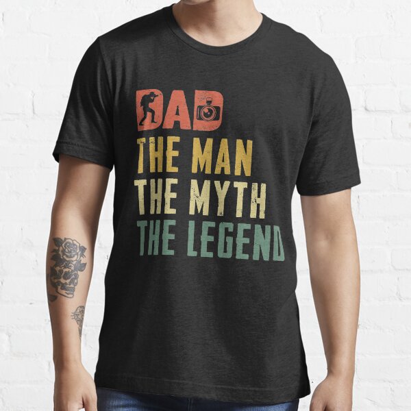 Camera Dad The Man The Myth The Legend Vintage Essential T-Shirt