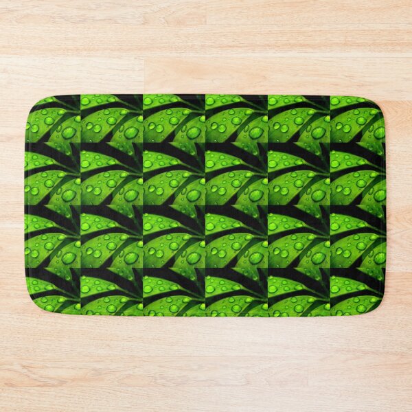Item preview, Water drops on green leaf designed and sold by Raju2018.