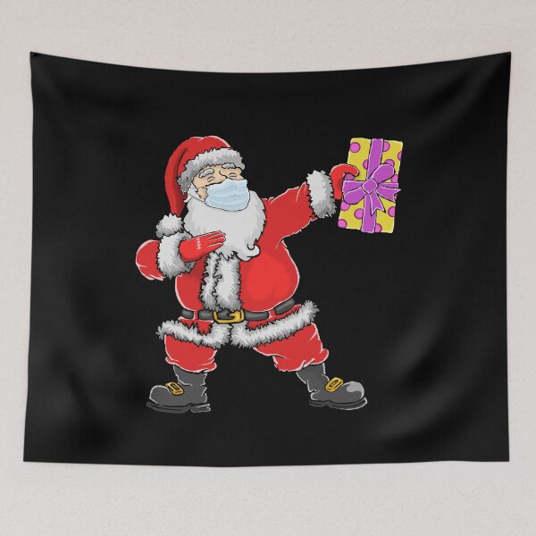 Item preview, funny 2020 christmas santa dabbing with mask Gift Kids Boys Girls Men Women designed and sold by AdoteE.