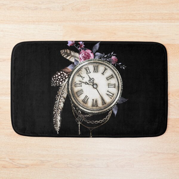 Item preview, Christmas clock with feathers designed and sold by wolfgangrainer.