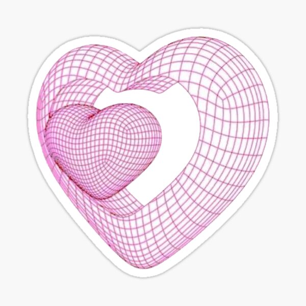 Love #Heart #Metallic #Pink #Silver #Sticker #Gradient #Metal #Chrome #PNG # LV #Sticker #Wallpaper…