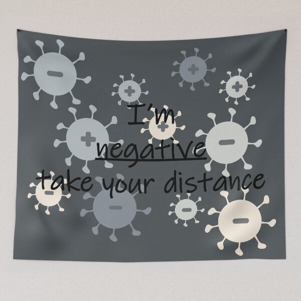 Item preview, I'm negative take your distance-grey backgroung designed and sold by CSouissi.