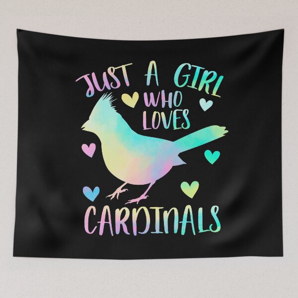 Item preview, Just a Girl who loves Cardinals designed and sold by PrettyPittie Shop.