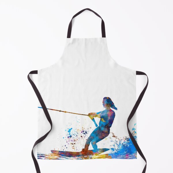 Item preview, Water skiing in watercolor designed and sold by paulrommer.