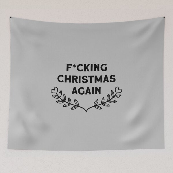 Item preview, F * cking Christmas Again 2, black designed and sold by perezzzoso.