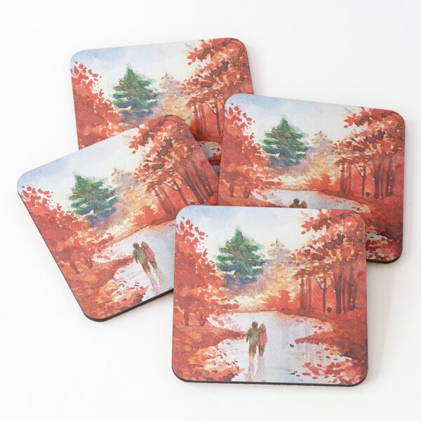 Item preview, Lovers watercolor scene designed and sold by AristFMDecano.