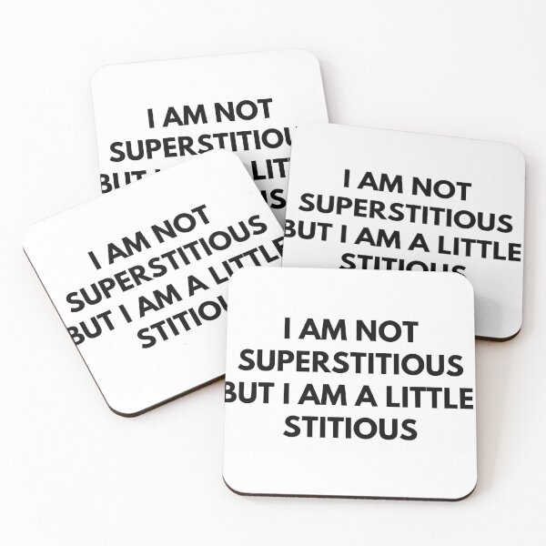 Item preview, I am not superstitious designed and sold by Artisan's Nook By Taffy.
