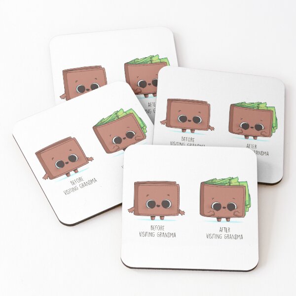Item preview, Before After Grandma (wallet) designed and sold by Naolito.