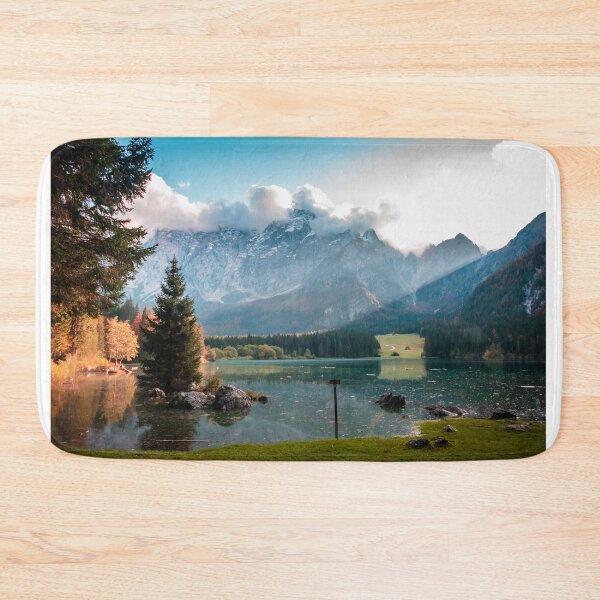Item preview, Colorful autumn foliage at the alpine lake designed and sold by zakaz86.