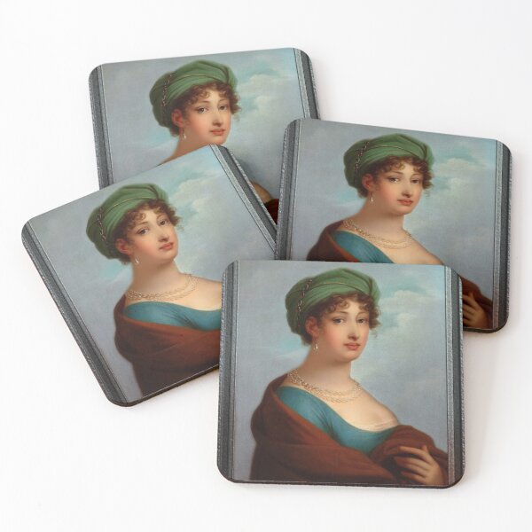 Item preview, Caroline, Duchess of Saxe-Gotha-Altenburg by Paul Emil Jacobs Old Masters Classical Fine Art Reproduction designed and sold by Xzendor7 Digital Art Creations.