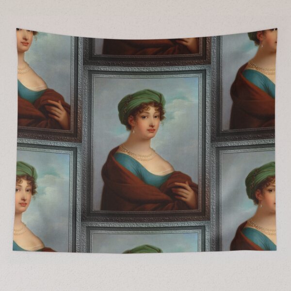 Item preview, Caroline, Duchess of Saxe-Gotha-Altenburg by Paul Emil Jacobs Old Masters Classical Fine Art Reproduction designed and sold by Xzendor7 Digital Art Creations.