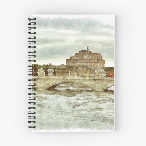 Item preview, Rome: Tiber River bridge and Saint Angel Castle designed and sold by Giuseppe Cocco.