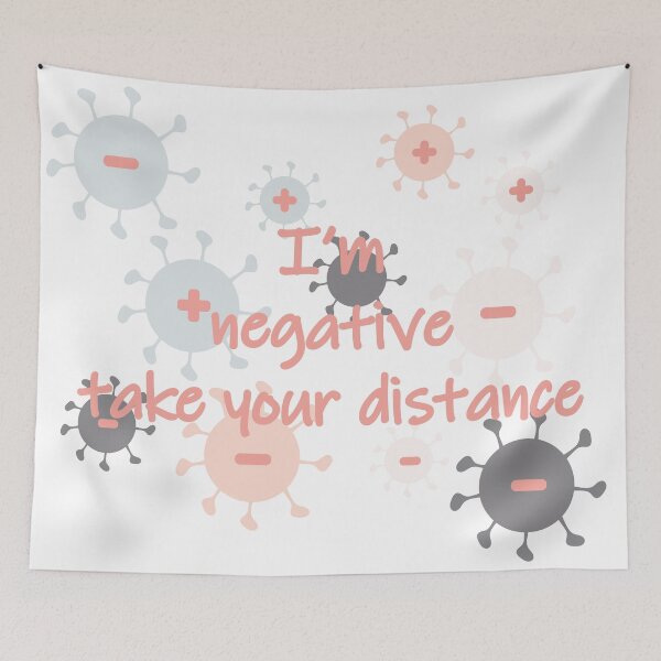 Item preview, I'm negative take your distance-white background designed and sold by CSouissi.