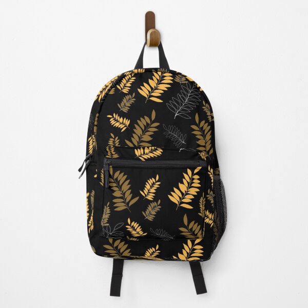Item preview, Black and Golden Floral Pattern  designed and sold by SoniyaArt !.