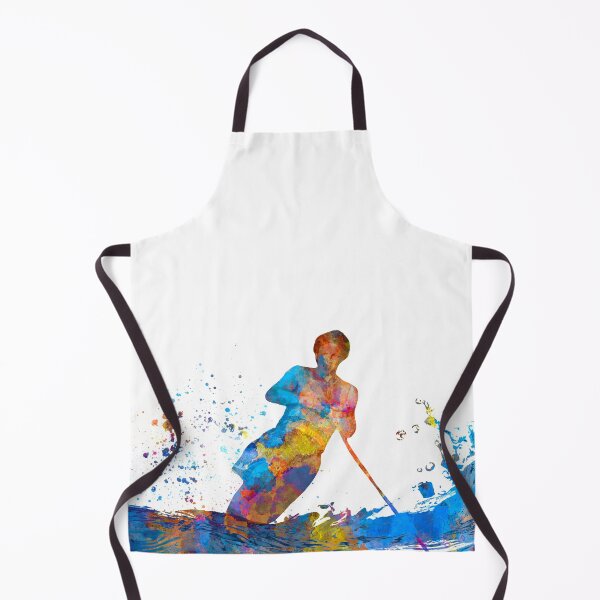 Item preview, water ski in watercolor designed and sold by paulrommer.