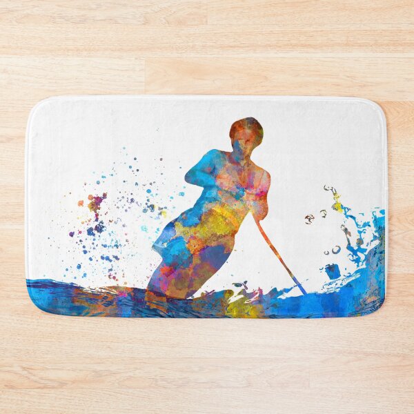 Item preview, water ski in watercolor designed and sold by paulrommer.