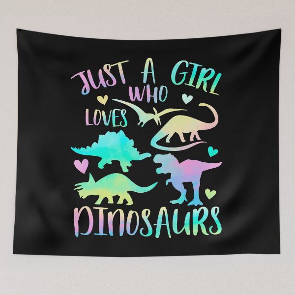 Item preview, Just a Girl who loves Dinosaurs designed and sold by PrettyPittie Shop.