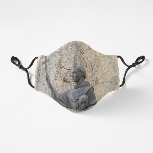 St. Francis of Assisi with young boy Fitted 3-Layer