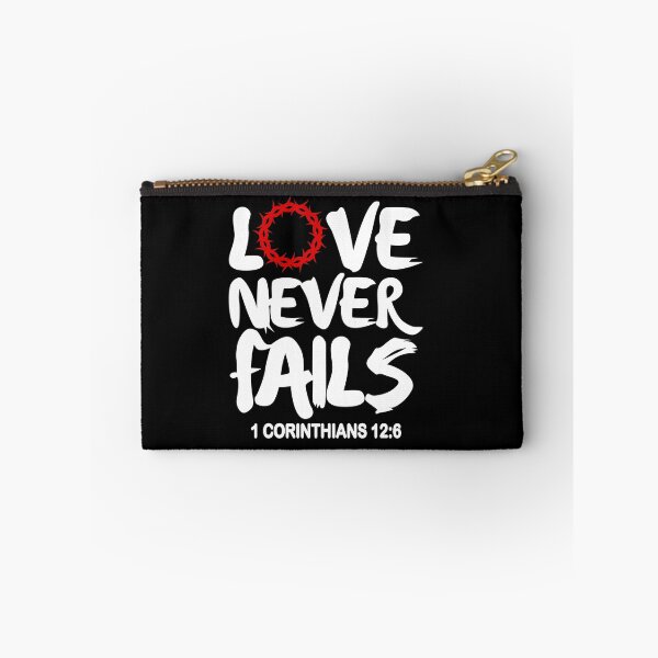 Item preview, love never fails 1 corinthians 12 6 designed and sold by PUNCH ME IN SHOP.