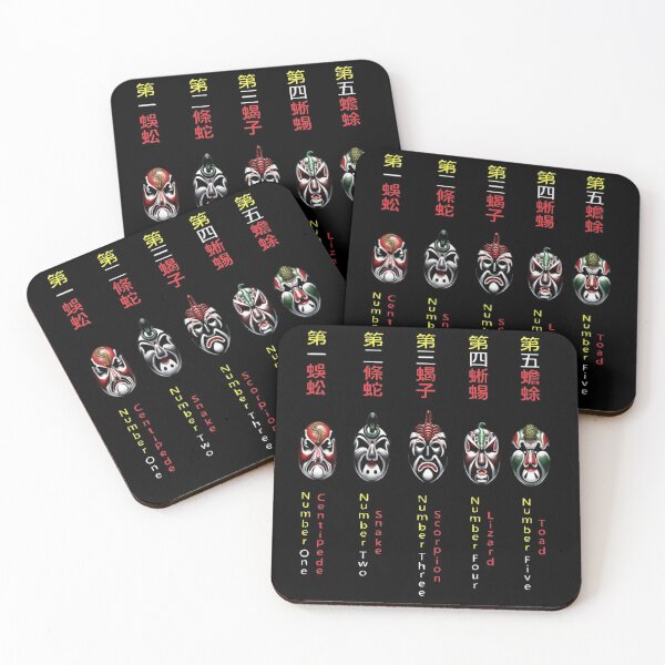Item preview, 5 Deadly Venoms designed and sold by Ludmila58.