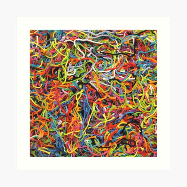 Yarn Art Print