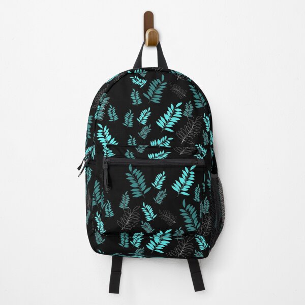 Item preview, Black and Aqua Floral Design  designed and sold by SoniyaArt !.