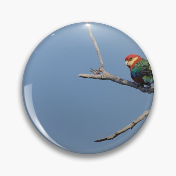Item preview, Loro Wild Western Rosella en un árbol muerto designed and sold by hendrikspix.