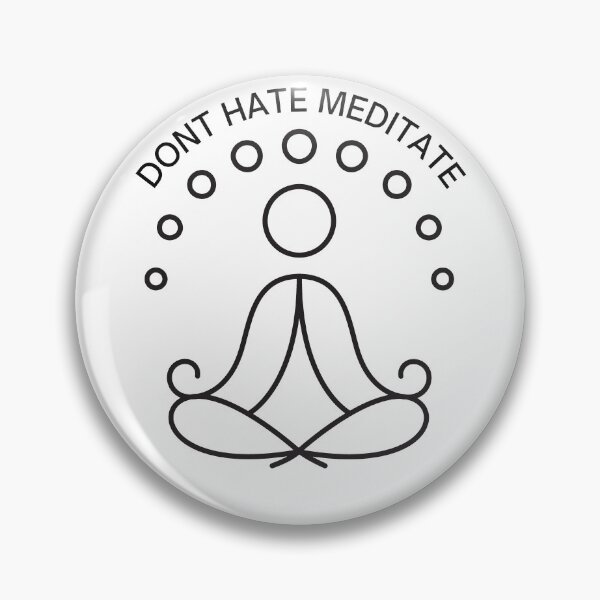 Item preview, Dont hate meditate  designed and sold by Christeena-.