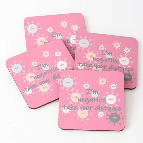 Item preview,  I'm negative take your distance-pink background designed and sold by CSouissi.