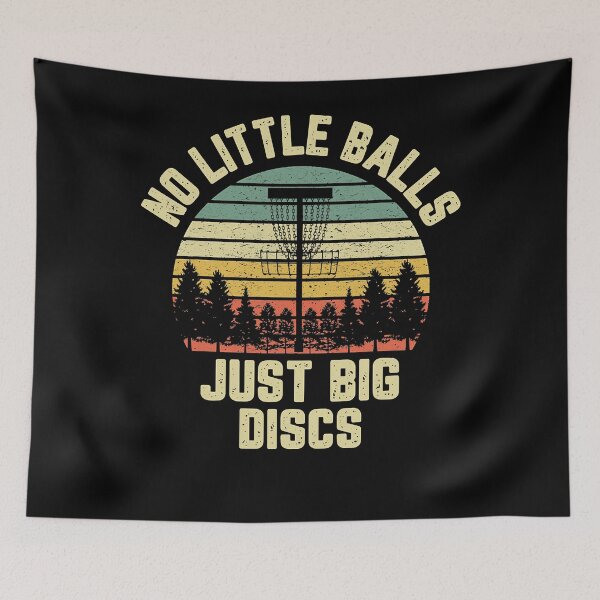 Item preview, Disc Golf Shirt Funny Retro No Little Balls Disc Golf Gift  designed and sold by Hampton51.