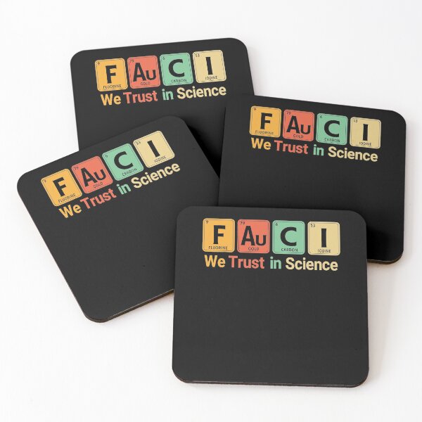 Item preview, Fauci We Trust In Science Not Morons Periodic Table Gift  designed and sold by Hampton51.