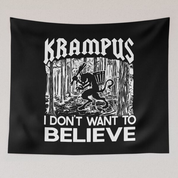 Item preview, Krampus I Don't Want to Believe  pre-Germanic Paganism designed and sold by funnytshirtemp.