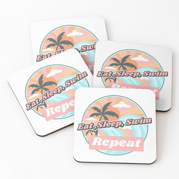 Item preview, Eat Sleep Swim Repeat Shirt designed and sold by Gavan01.
