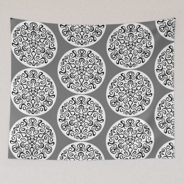 Item preview, Patrón de remolino blanco y negro designed and sold by Pittstop.