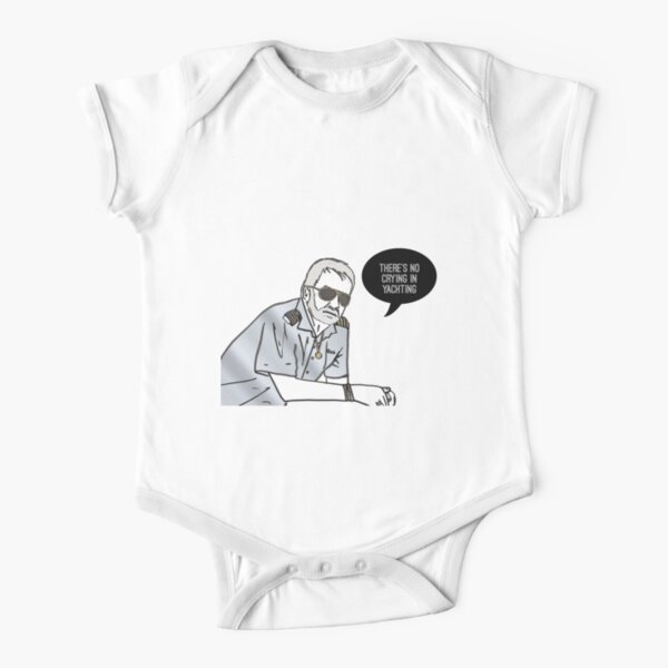 No Crying in Yachting Short Sleeve Baby One-Piece