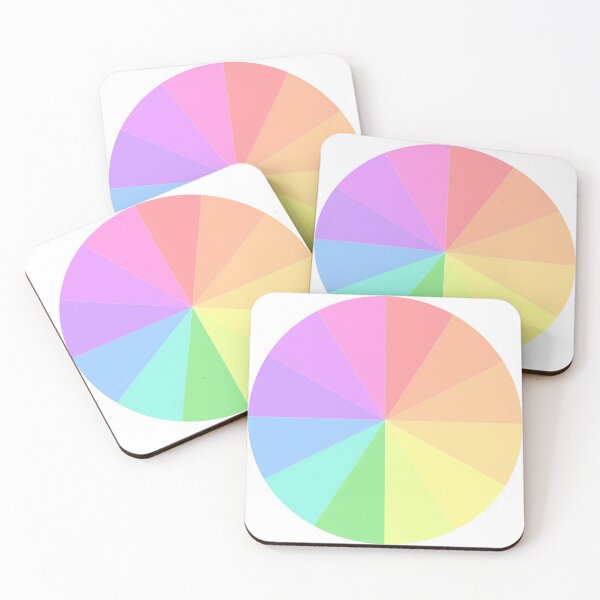 Item preview, Pastel Color Wheel designed and sold by bekahthebutler.