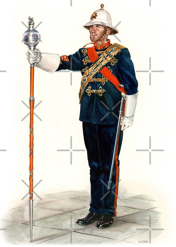 "Royal Marines Drum Major" by wonderwebb Redbubble