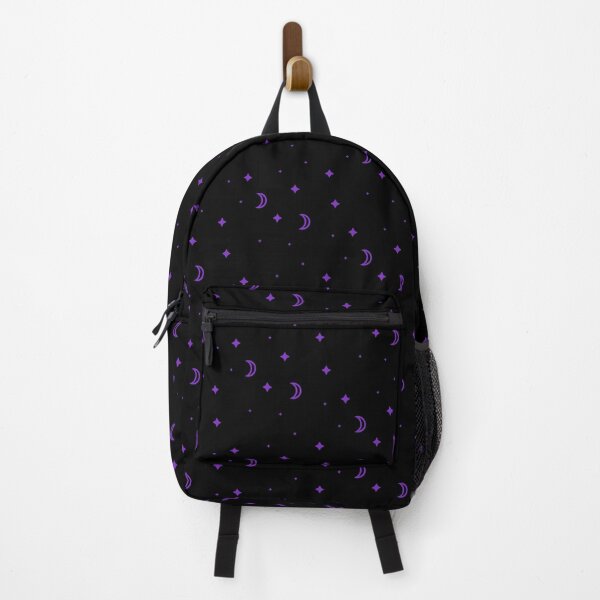 Item preview, Purple Crescent Moons and Stars designed and sold by alienfolklore.